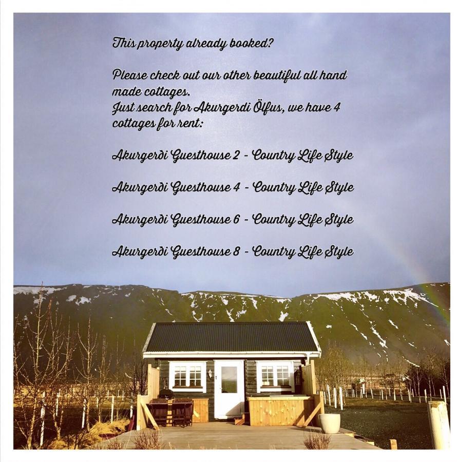 Akurgerthi Guesthouse 6 - Country Life Style Olfus Eksteriør billede